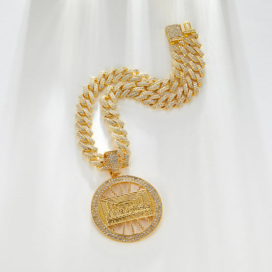 Gold Cuban Chain Pendant